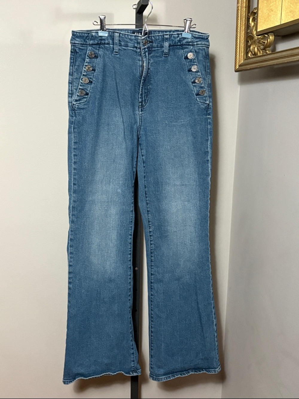 GAP Size 12 31 Denim ‘70s Flare High Rise Jeans